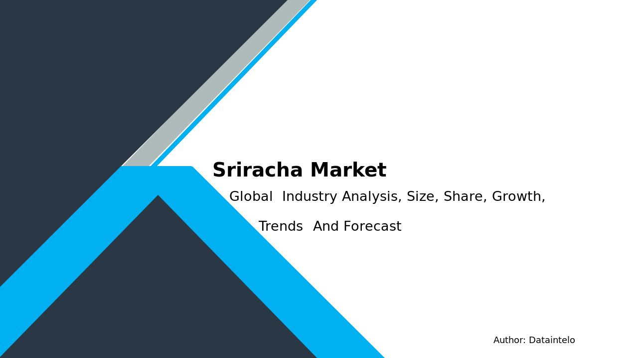 Sriracha Market Report | Global Forecast From 2025 To 2033